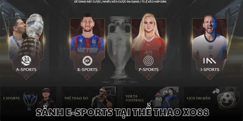 Sảnh Esports hiện là sân chơi top đầu tại thể thao xo88